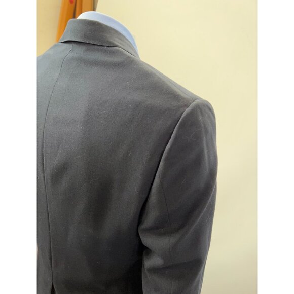 Hart Schaffner & Marx Mens Vintage Navy Blazer 2 Button Notch Lapel Union Made S - Picture 11 of 16
